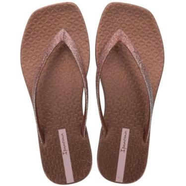 Imagem de Chinelo Feminino Rasteiro Brilho Moderno Edge Shine Ipanema
