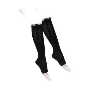 Imagem de Meias De Compressão Grossas Para Mulheres, Meias Longas De Pressão Par