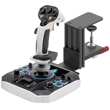 Imagem de BUJ Suporte de mesa de metal compatível com Thrustmaster SimTask Farmstick, T-Flight Hotas One, T-Flight Hotas 4, T-Flight Hotas X, T16000M FCS, TCA Sidestick, Sol-R1 Flight Stick, Sol-R2 Hotas