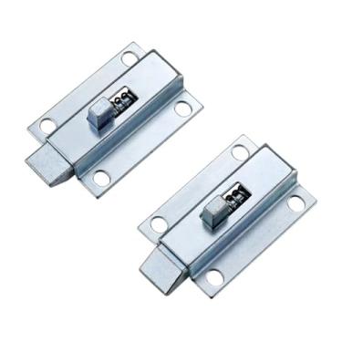 Imagem de Pinos de porta de ferro de venda direta parafusos de porta fivelas de porta pinos de extensão de mola interna dobradiças de ferro 1 peça (oposto)