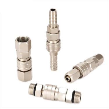 Imagem de Acoplador pneumático tipo C acoplador de conector de metal completo de travamento automático tipo C para compressor de ar equipamento pneumático 1 peça (ZS-SF PF-40)