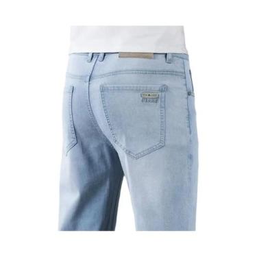 Imagem de Calças Jeans Slim Fit Em Lyocell Para Homens, Confortáveis E Elásticas