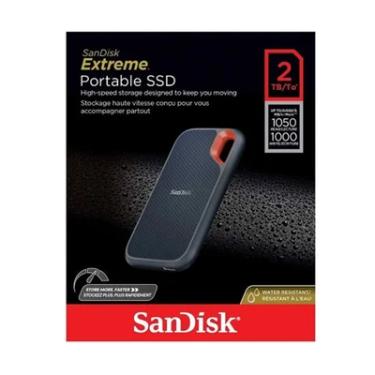 Imagem de SSD Externo, Sandisk, Extreme, 2TB, 1050 MBS Leitura, 1000 MBS Escrita