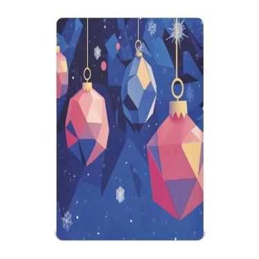 Imagem de Wassud Jogo de lençol geométrico para berço de berço respirável para meninos e meninas, lençol com elástico neutro 71 x 132 cm