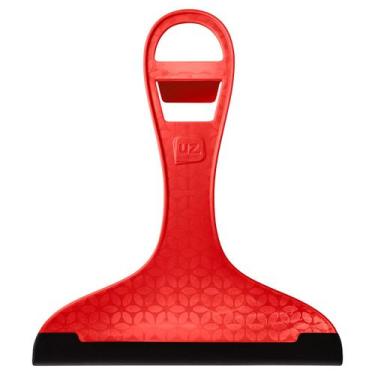 Imagem de Rodinho Plastico de Pia Seca Cozinha Janelas Carros Vidro - Uz, Vermel