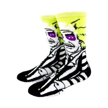 Imagem de Meias De Cosplay De Anime Até O Joelho Para Homens, Meias Longas Engra