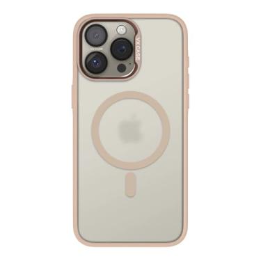 Imagem de Capa Mag-safe para iPhone 16 Pro Max Rosé Gold com Fundo Fosco - Titanium