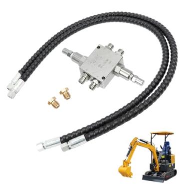 Imagem de Novo kit de válvula de almofada de mini escavadeira completo para montagem de motor giratório