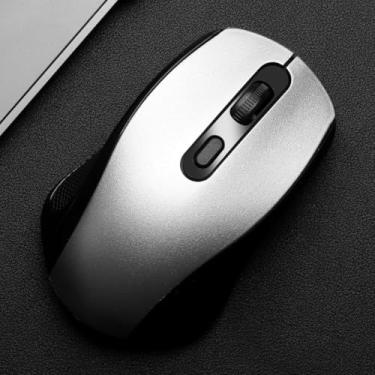 Imagem de Mouse sem fio USB de 2,5 G, design ergonômico, processo de conexão estável, baixa latência, plug-and-play, mouse portátil para jogos sem fio, adequado para laptops e desktops