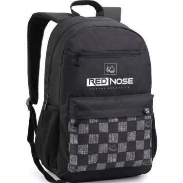 Imagem de Mochila De Costas Escolar Juvenil Red Nose Xadrez Xtreme Sports Co Sea