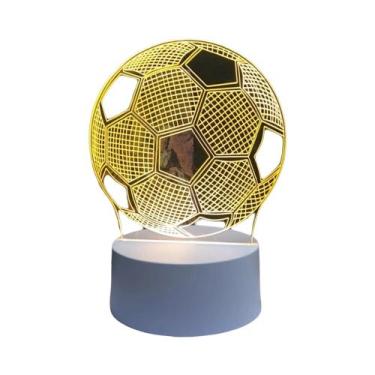 Imagem de Luz Noturna LED Quente Com Padrão De Futebol, Plug USB, Presente De An