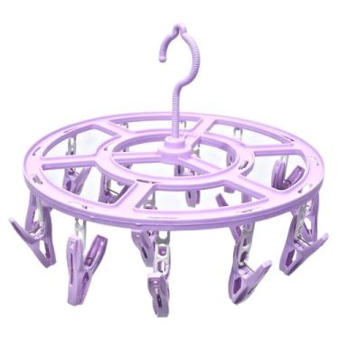 Imagem de Varal Redondo Calcinha Lingerie Meias Com 16 Prendedores Suporta Até 1