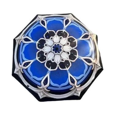 Imagem de Guarda-chuva Automático Preto À Prova De Vento Com Bloqueio UV Do Anim