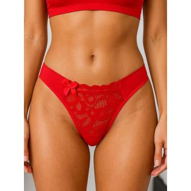 Imagem de Kit Calcinha com Detalhe em Renda - c4 KIT 3 BELA - MAJU EXCLUSSIVE, S