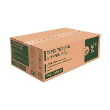 Imagem de Papel Toalha Interfolha Basic 2 Dobras Folha Simples 19,3x20,5cm com 5