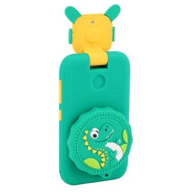 Imagem de XUXHOU Telefone Com Câmera de Microscópio Infantil, Mini Portátil 2 Em 1 Com 22 Funções, Lente Giratória de 180 ° para Exploração Científica Infantil (Verde)
