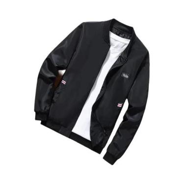 Imagem de Jaqueta Masculina Leve Corta-Vento Casual Para Primavera E Outono Com 