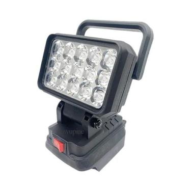 Imagem de Lanterna Portátil LED 18V Makita Com Bateria De Íon De Lítio, 15 LEDs,