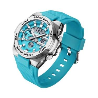 Imagem de Relógio Esportivo Tático Masculino Com Mostrador Grande, Marca SANDA, 