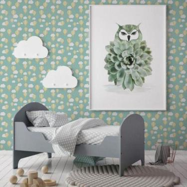 Imagem de Papel De Parede Infantil Balão Amarelo