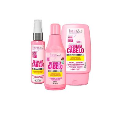 Imagem de Kit Forever Liss Shampoo Sérum Leave-in Desmaia Cabelo