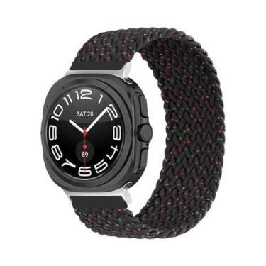 Imagem de Pulseira Solo Loop De Nylon Trançado Para Samsung Galaxy Watch 7 Ultra