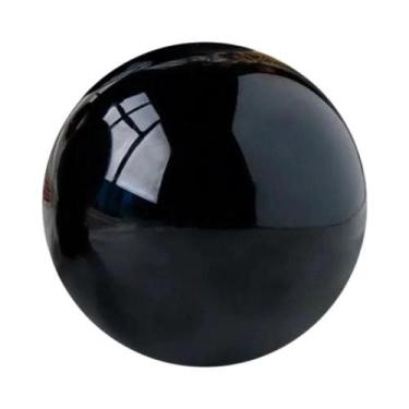Imagem de Grande Bola De Cristal De Obsidiana Negra Natural, Pedra De Cura, Gema