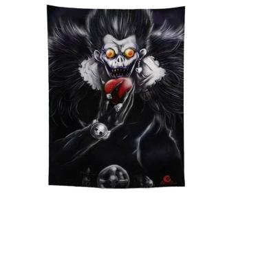 Imagem de Tapeçaria, decoração de parede, Gothic Skull Horror, 100x150cm