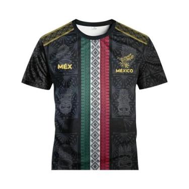 Imagem de Camisas De Futebol Masculinas Mexicanas Com Gola Redonda, Respiráveis,