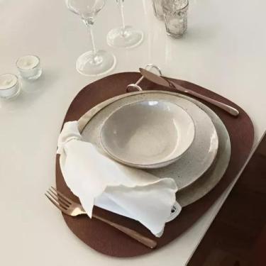 Imagem de Jogo Americano Para Mesa Jantar Posta 6 Lugares - Caramelo - Willibags