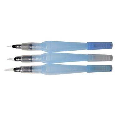 Imagem de Conjunto de Pincéis Aquash Pentel, 3 Tamanhos, Apenas Água