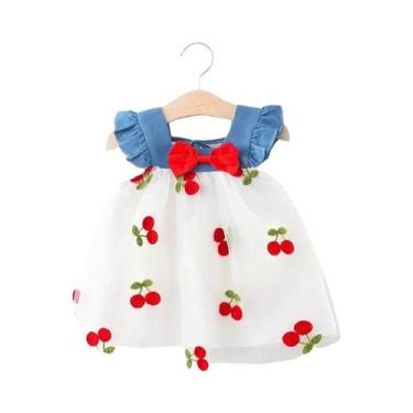 Imagem de Vestido De Verão Para Meninas De 0 a 3 Anos Com Laço, Estilo Princesa,