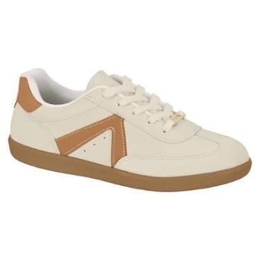 Imagem de Tênis Casual Feminino Moda Vizzano Pelica - Bege/Marrom-Feminino