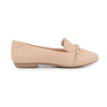 Imagem de Sapatilha Feminina Santinelli Loafer Bege Areia - 1472-Feminino