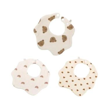 Imagem de Conjunto De Babadores De Algodão Para Bebês, Toalhas De Saliva Com Est