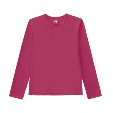 Imagem de Blusa Infantil Menina Basica Manga Longa Kyly em Cotton Tamanho:12Cor: