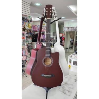 Imagem de Violão Acústico Folk Várias Cores - 38pol Destro - Fenshui, Cafe Mescl
