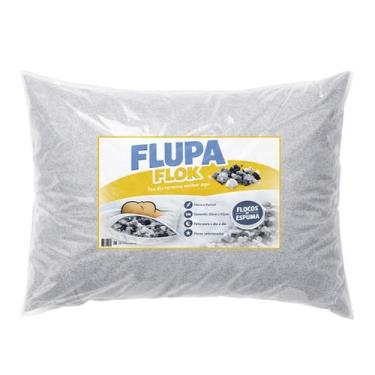 Imagem de Travesseiro Floki TRP Imports Espuma Flocada 45x65cm, BRANCO