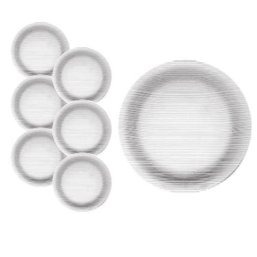 Imagem de Conjunto de 6 Pratos Temperado Diamante 23cm Duralex Raso - Nadir Figu