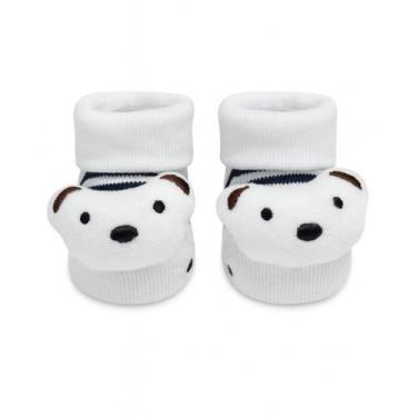 Imagem de Meia Antiderrapante para Bebê 0 a 12 Meses 3d Bichinhos - Plin Baby, U