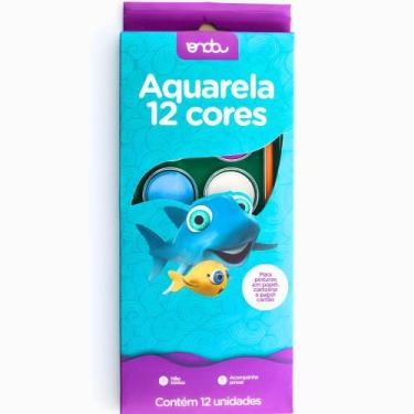 Imagem de Estojo Aquarela c/ 12 Cores - Onda Pro