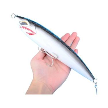 Imagem de Isca Artificial Flutuante Grande Para Pesca De Superfície, Isca Rígida