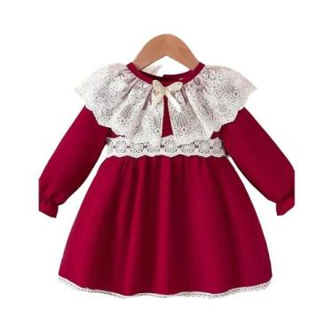 Imagem de Vestido respirável confortável para bebê, requintado e colorido, prima