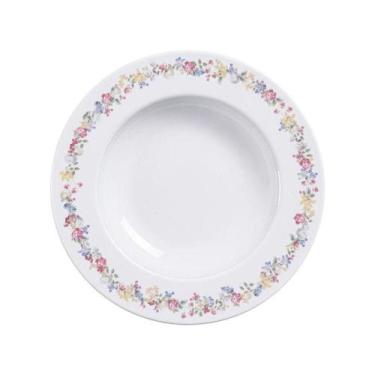 Imagem de Prato Fundo Tramontina Dalina 23cm Em Porcelana Decorada