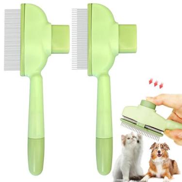 Imagem de Kit com 2 Pentes Anti-pulgas para Cães e Gatos TerraKin