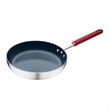 Imagem de Frigideira Tramontina 32cm 4,3L Alumínio Lixado e Revesyimento Interno Cerâmico Cabo Inox 20885032