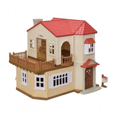 Imagem de Sylvanian Families - Casa Telhado Vermelho Com Luzes E Sótão Secreto - Epoch