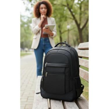 Imagem de Mochila Masculina Impermeável Reforçada Notebook Até 15" - Congratulat