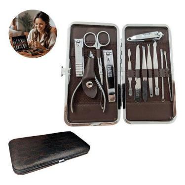 Imagem de Cortador De Unha Manicure Estojo Com 12pçs Unissex Portatil Sortida - 