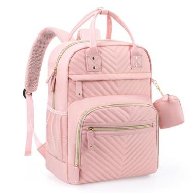 Imagem de Mochila para fraldas Tuwubi Baby Essentials impermeável rosa